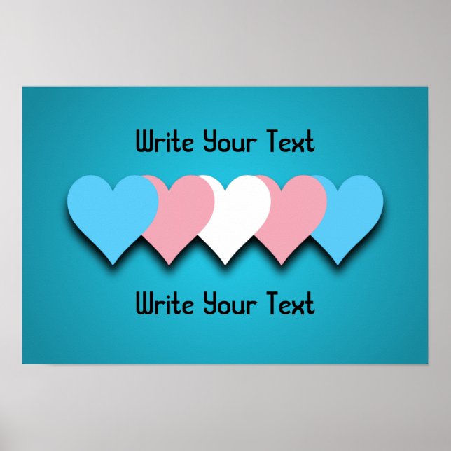 Poster do orgulho transgênero (Frente)