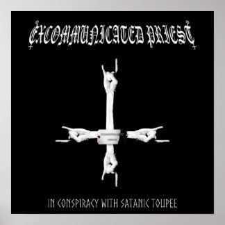 Poster do Padre Excomungado "Em Conspiração"