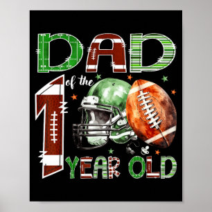 Poster Do Papai 1 Velho Amante de Futebol