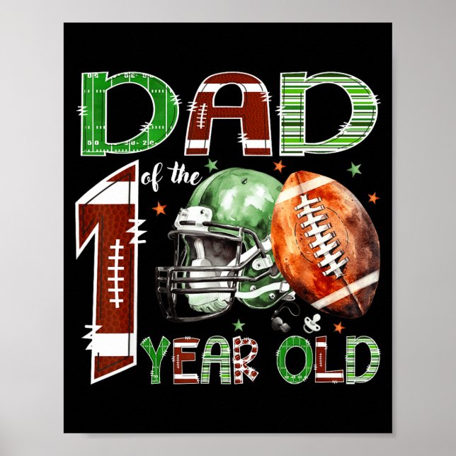 Poster Do Papai 1 Velho Amante de Futebol (Frente)