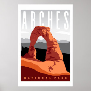 Poster do Parque Nacional Arches Original