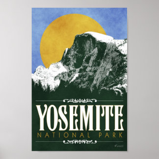 Poster do Parque Nacional Yosemite
