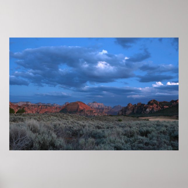 poster do parque nacional zion (Frente)