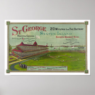 Poster do Parque Vintage Baseball