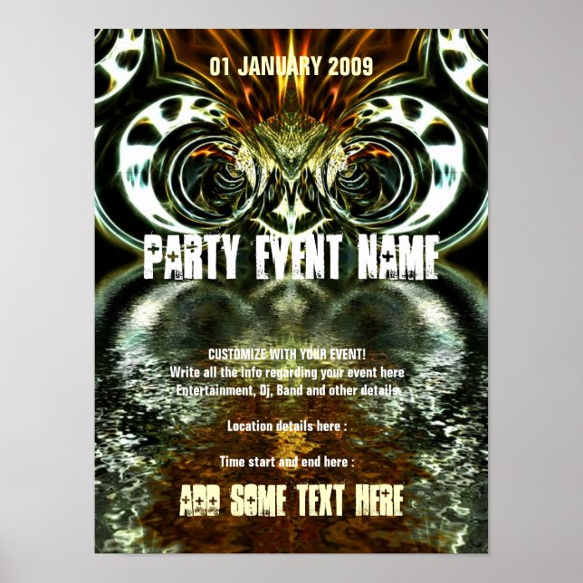 Poster do Partido #009 Poster (Frente)