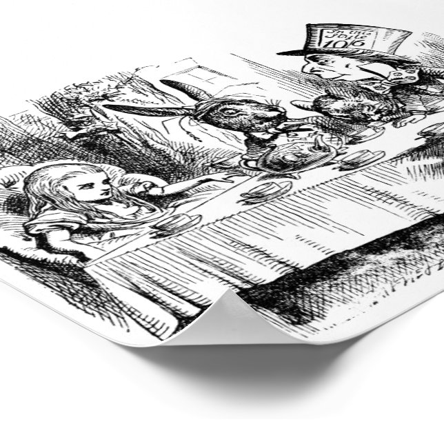 Poster do Partido do Chá Perpétuo (Borda)