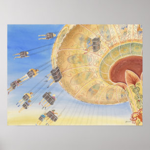 poster do passeio do divertimento