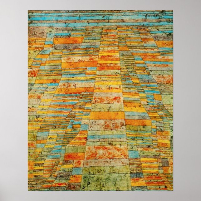 Poster do Paul Klee Highways e Byways (Frente)