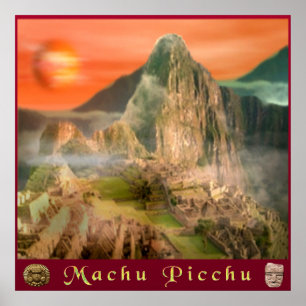Poster do picchu de Machu