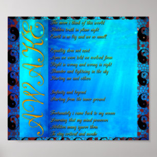 Poster do Poema da Terra Flagrante