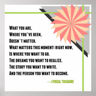 Poster do Poema do Tesouro Lírico de Alteração Ins