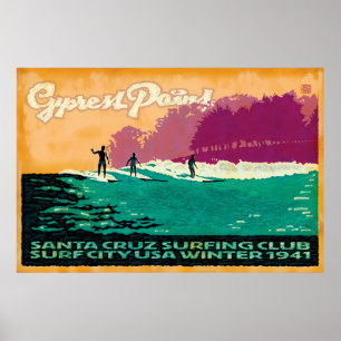 Poster do ponto de Cypress de Stephen Hosmer