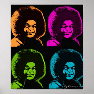 Poster do pop art do babá de Sai
