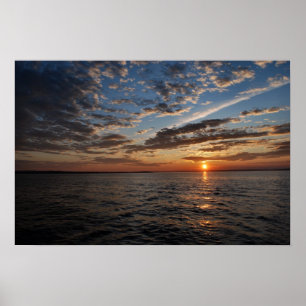 Poster do por do sol da baía de Penobscot - 1