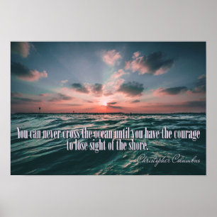 Poster do por do sol das citações de Columbo