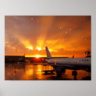 Poster do por do sol de O'Hare