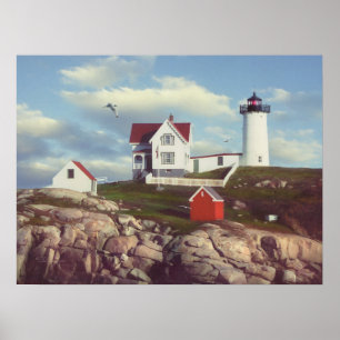 Pôster Do "poster da luz Nubble" de Alan Giana