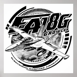 Poster do poster do rosnador de EA-18G