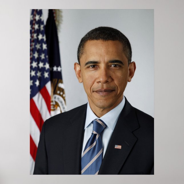 Poster do Presidente Barack Obama (Frente)