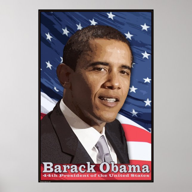 Poster do Presidente Barack Obama (Frente)