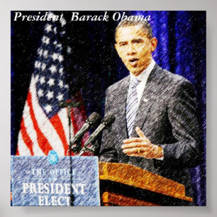 Poster do Presidente Barack Obama