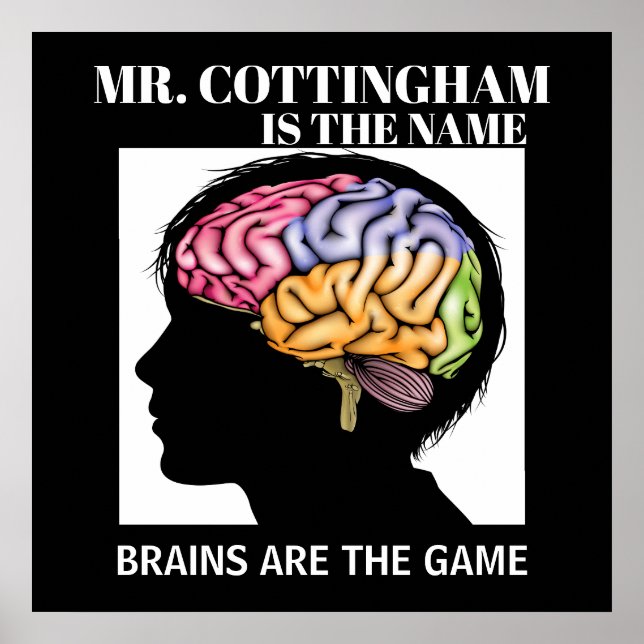 Poster do Professor Brain (Frente)