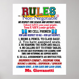 Poster do Professor da Escola de Versão Mais Recen