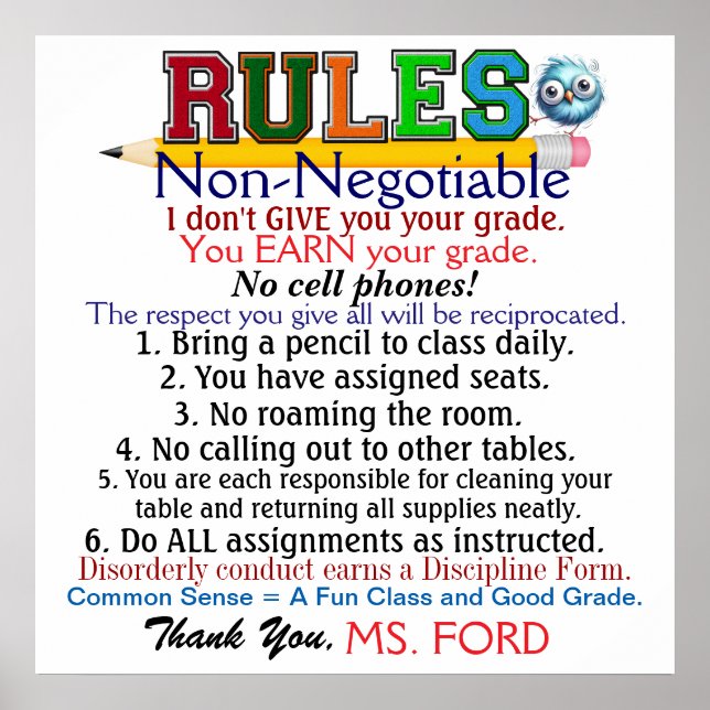 Poster do Professor de Nova Versão (Frente)