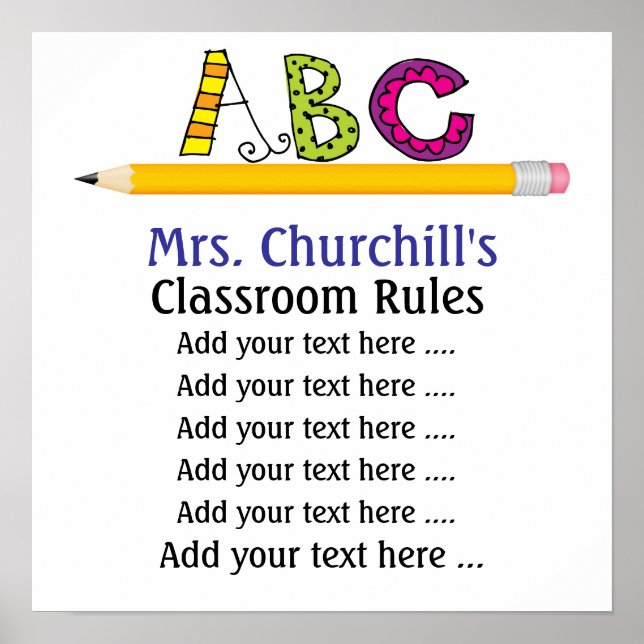 Poster do professor escolar - SRF (Frente)