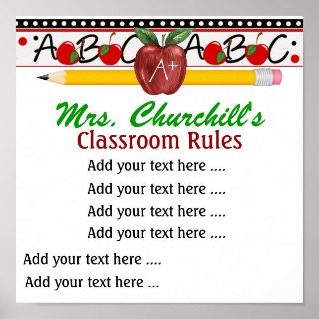 Poster do professor escolar - SRF (Frente)