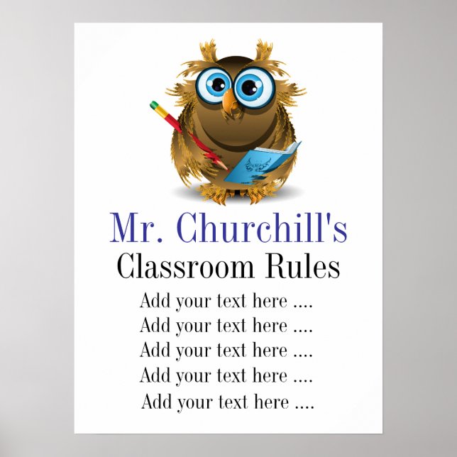 Poster do professor escolar - SRF (Frente)