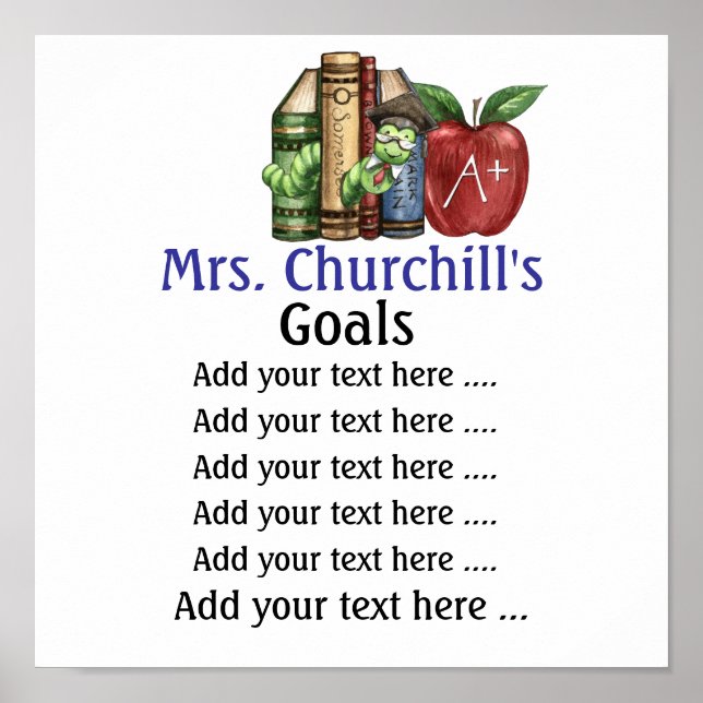 Poster do professor escolar - SRF (Frente)