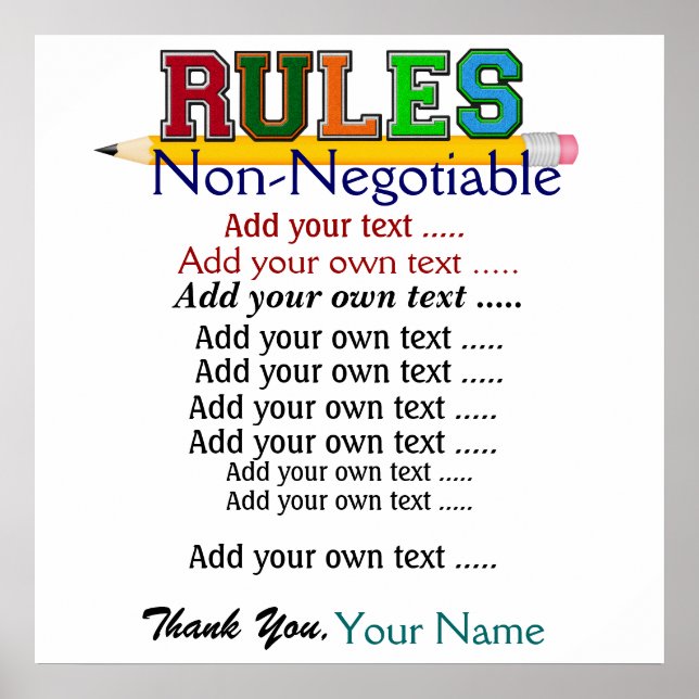 Poster do professor escolar - SRF (Frente)