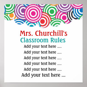 Poster do professor escolar - SRF