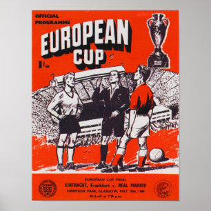 POSTER DO PROGRAMA EURO CUP DE 1960