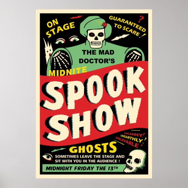 Poster do Programa Spook Midnite (Frente)