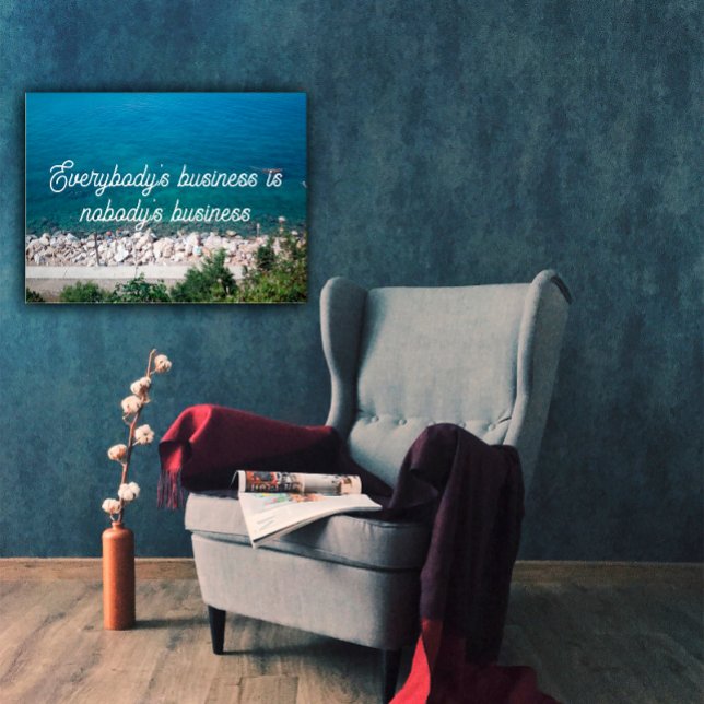 Poster do provérbio de negócios de todos (Criador carregado)