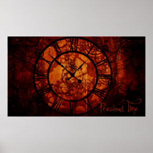 Poster do pulso de disparo de Steampunk