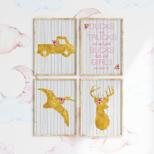 Do que as Meninas são Feitas Conjunto de Arte para