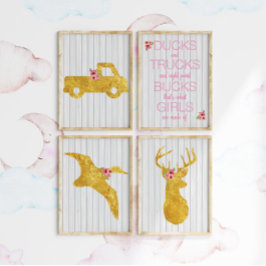 Poster Do que as Meninas são Feitas Conjunto de Arte para