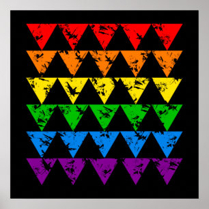 Poster do Rainbow Triangles - personalize!