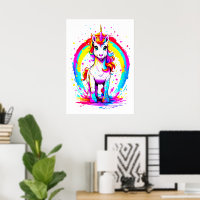 Poster do Rainbow Unicorn
