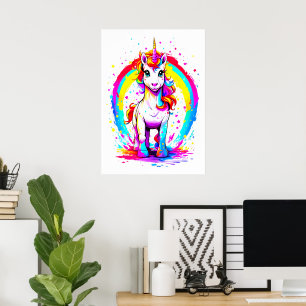 Poster do Rainbow Unicorn