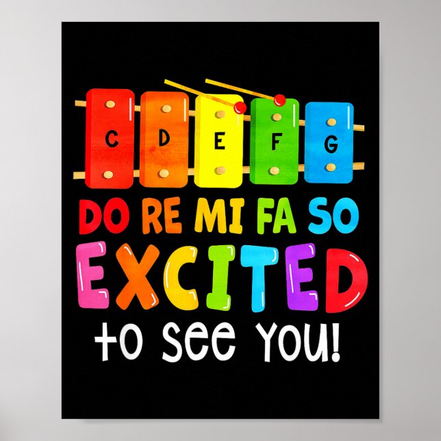 Poster Do Re Mi Fa So Animado (Frente)