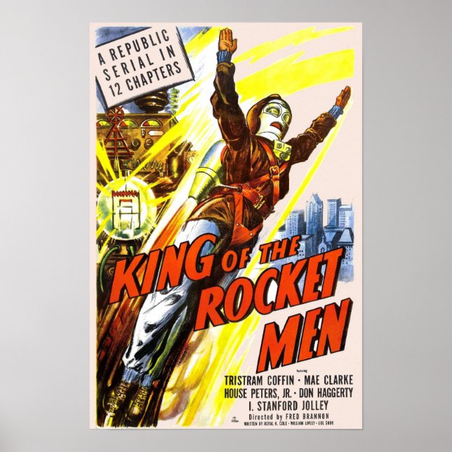 Poster do Rei dos Rocket Men (Frente)