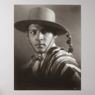 Poster do resíduo metálico de Rudolph Valentino