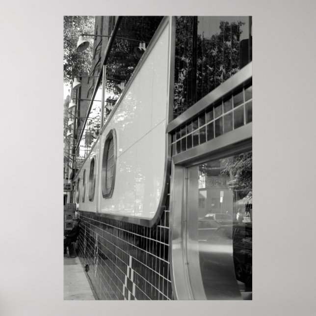 Poster do Restaurante Art Deco (Frente)