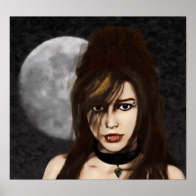 Poster do Retrato Noturno (Frente)