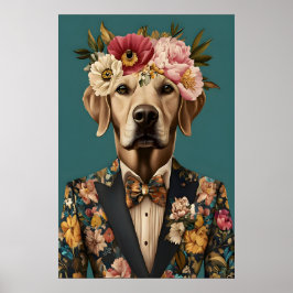 Poster do Retriever da Baía de Chesapeake de Terno