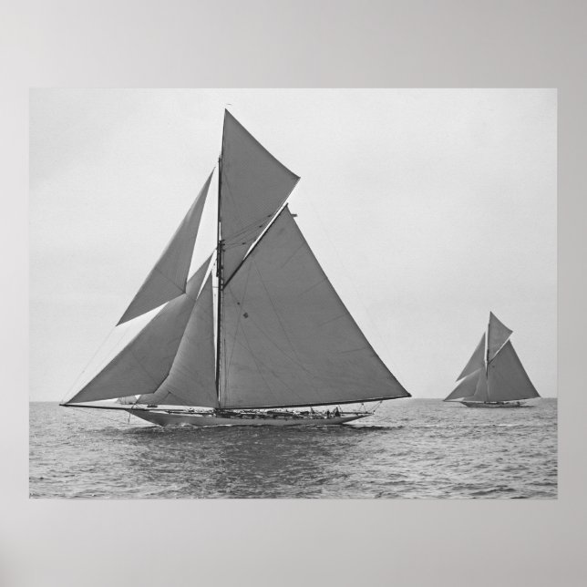 Poster do Sailboat Vigilant 1893 (Frente)